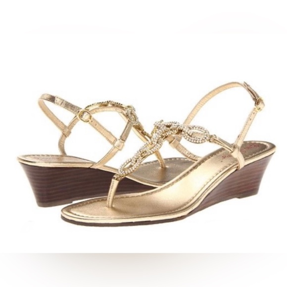 Lilly Pulitzer Shoes - Lilly Pulitzer Newport Wedge Sandal